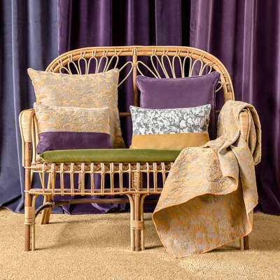 Cuscino d'arredo quadrato Carrè in velluto tinta unita