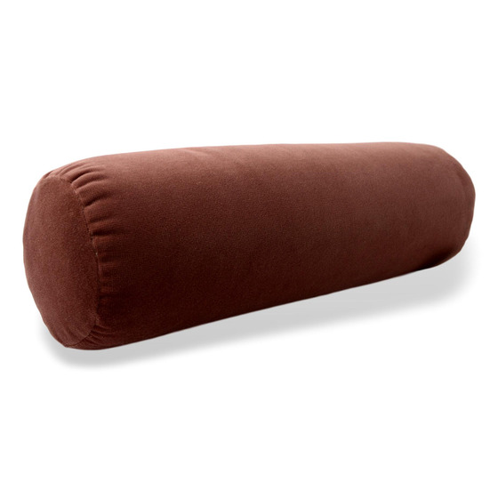 Luxurious cushion roll Rullo in solid color velvet