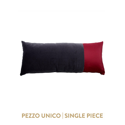 Luxurious cushion rectangular Simple in solid color velvet