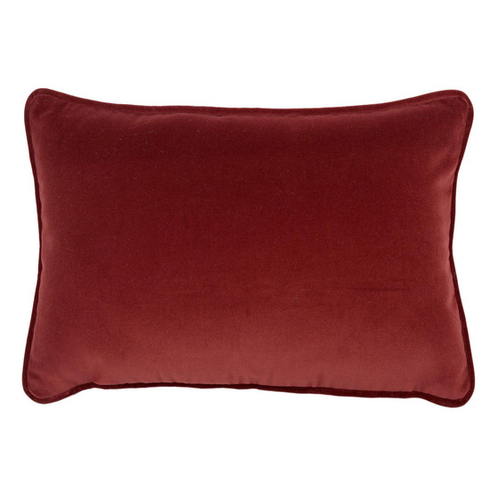 Luxurious cushion square Simple Stripe in solid color velvet
