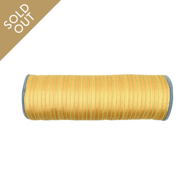 Luxurious cushion roll Rullo in stripes fabric