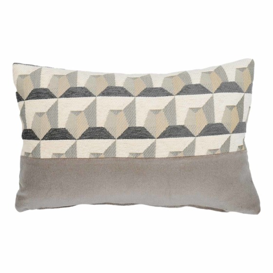 Luxurious cushion rectangular Simple Orizzontal in geometric fabric