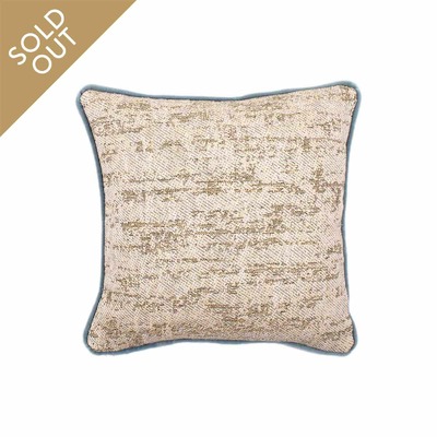 Luxurious cushion square Carrè in multicolor/pattern fabric
