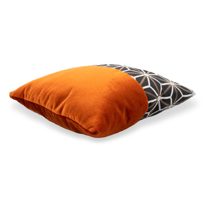 Cuscino d'arredo quadrato Carrè Bis in tessuto multicolor/fantasia