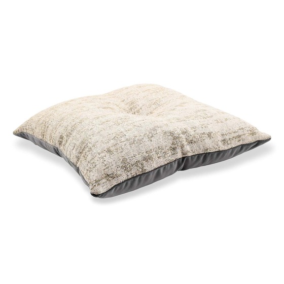 Luxurious cushion square Carrè in false unit fabric