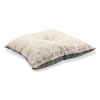 Luxurious cushion square Carrè in false unit fabric