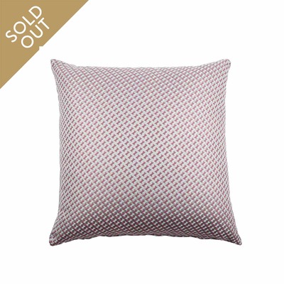 Luxurious cushion square Carrè in multicolor/pattern fabric