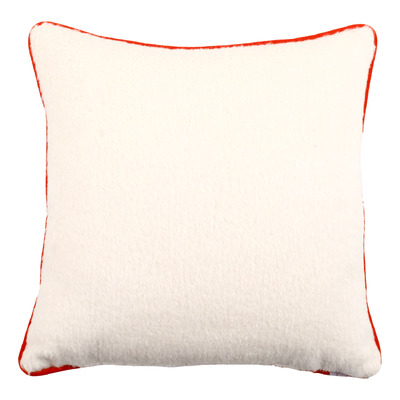 Luxurious cushion square Carrè in geometric fabric