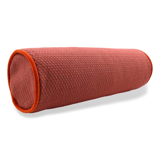 Luxurious cushion roll Rullo in false unit fabric