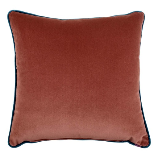 Luxurious cushion square Carrè in geometric fabric