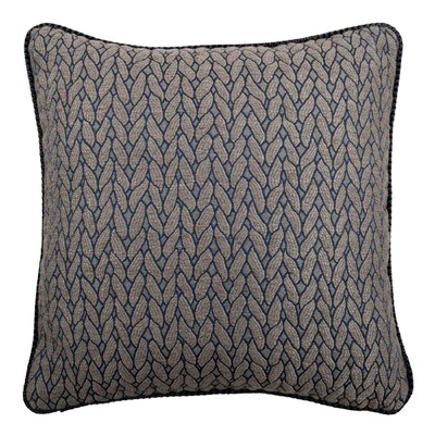 Luxurious cushion square Carrè in multicolor/pattern fabric