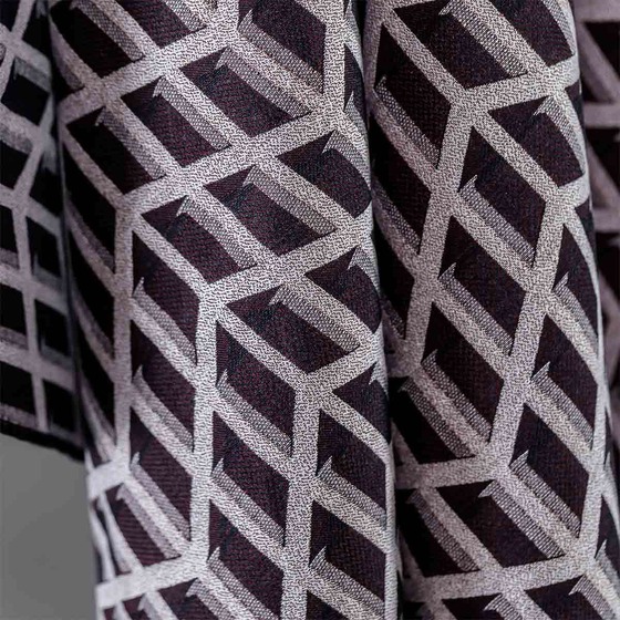 Plaid in designer fabric