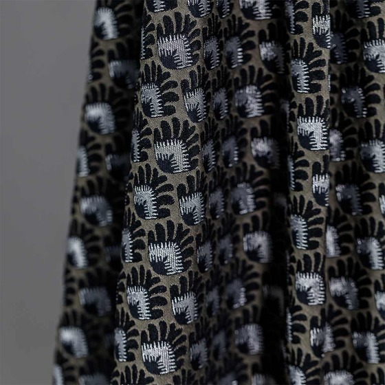 Plaid in designer fabric