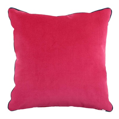 Luxurious cushion square Carrè in multicolor/pattern fabric