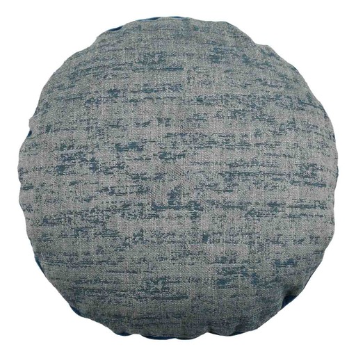 Luxurious cushion round Rotondo in multicolor/pattern fabric