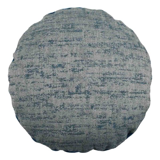 Luxurious cushion round Rotondo in multicolor/pattern fabric