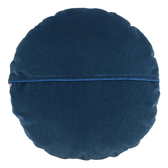 Luxurious cushion round Rotondo in multicolor/pattern fabric