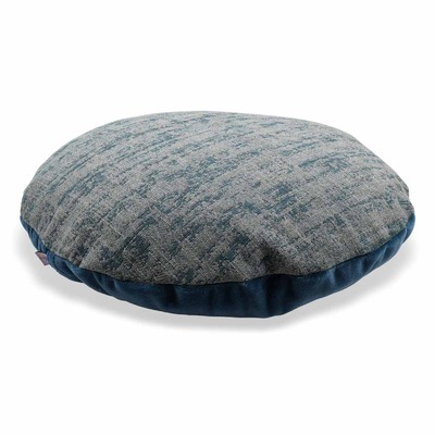 Luxurious cushion round Rotondo in multicolor/pattern fabric