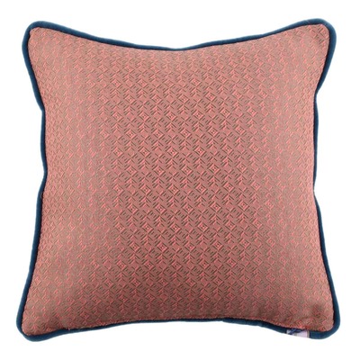 Luxurious cushion square Carrè in false unit fabric