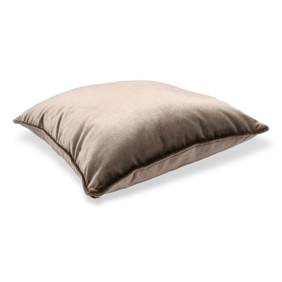 Cuscino d'arredo quadrato Carrè in velluto tinta unita