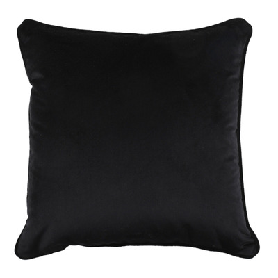 Luxurious cushion square Carrè in solid color velvet
