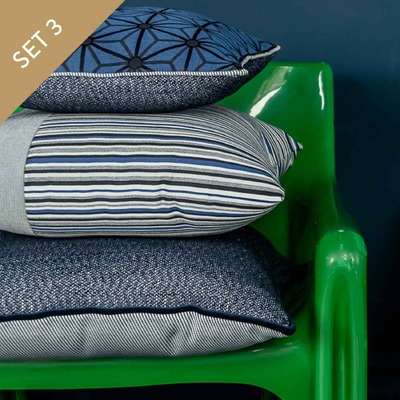 Luxurious Cushions' Set in designer fabric