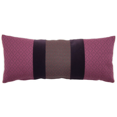 Luxurious cushion rectangular Nastro in false unit fabric