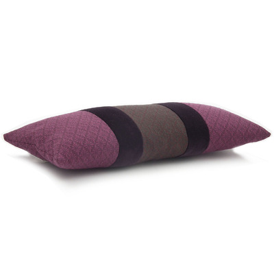 Luxurious cushion rectangular Nastro in false unit fabric