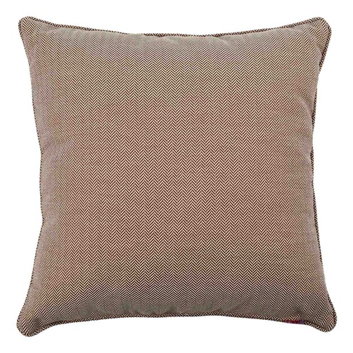 Luxurious cushion square Carrè in geometric fabric