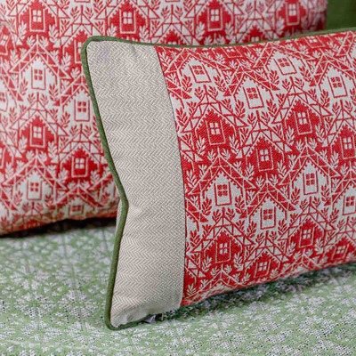 Cuscino d'arredo rettangolare Bandè in tessuto multicolor/fantasia