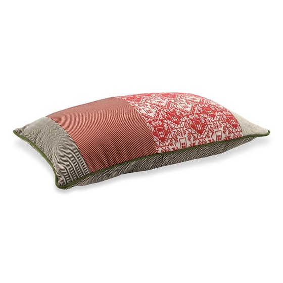 Cuscino d'arredo rettangolare Bandè in tessuto multicolor/fantasia