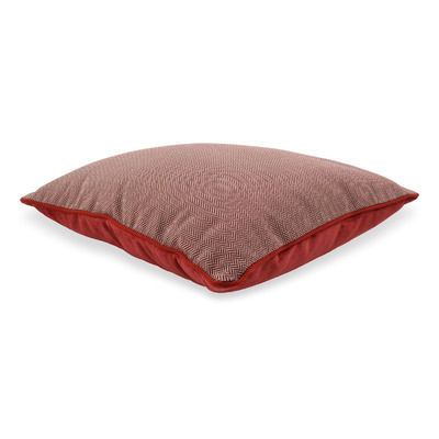 Luxurious cushion square Carrè in false unit fabric