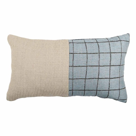 Luxurious cushion rectangular Bis in multicolor/pattern fabric