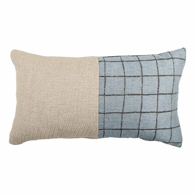 Luxurious cushion rectangular Bis in multicolor/pattern fabric