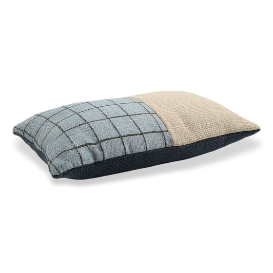 Luxurious cushion rectangular Bis in multicolor/pattern fabric