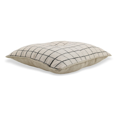 Luxurious cushion square Carrè in multicolor/pattern fabric