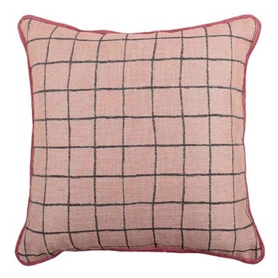 Cuscino d'arredo quadrato Carrè in tessuto geometrico 