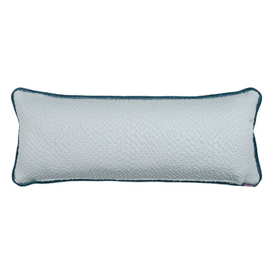 Luxurious cushion rectangular Longue in false unit fabric