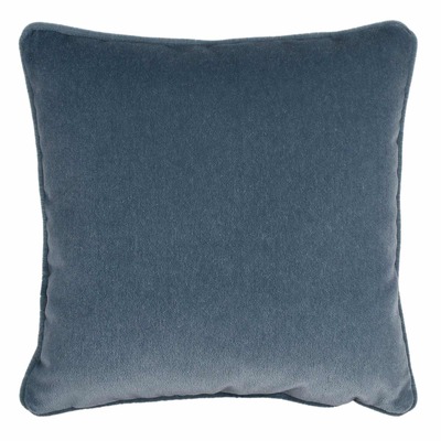 Luxurious cushion square Carrè in solid color velvet