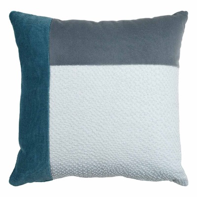 Luxurious cushion square Carrè T in false unit fabric