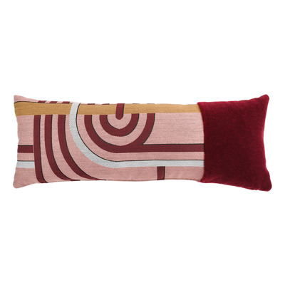 Luxurious cushion rectangular Simple in multicolor/pattern fabric