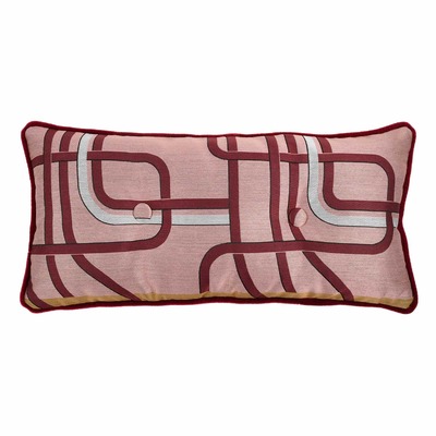 Luxurious cushion rectangular Extra in multicolor/pattern fabric