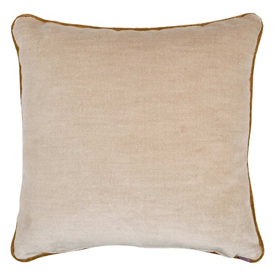 Luxurious cushion square Carrè in geometric fabric