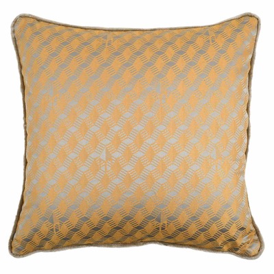 Luxurious cushion square Carrè in multicolor/pattern fabric