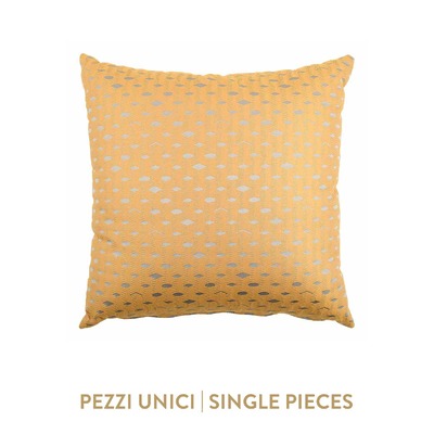 Luxurious cushion square Carrè in multicolor/pattern fabric