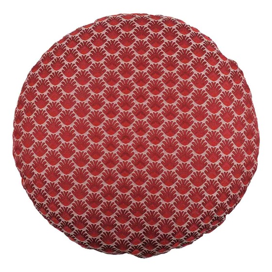 Luxurious cushion round Rotondo in multicolor/pattern fabric