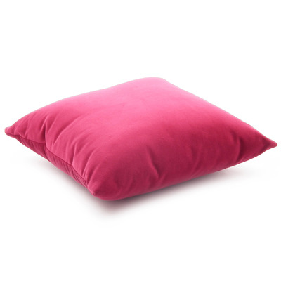 Luxurious cushion square Carrè in solid color velvet