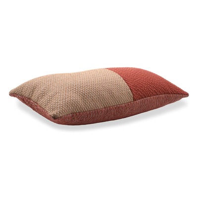 Luxurious cushion rectangular Bis in false unit fabric