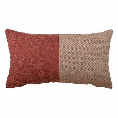 Luxurious cushion rectangular Bis in false unit fabric