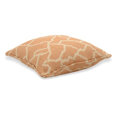 Luxurious cushion square Carrè in multicolor/pattern fabric